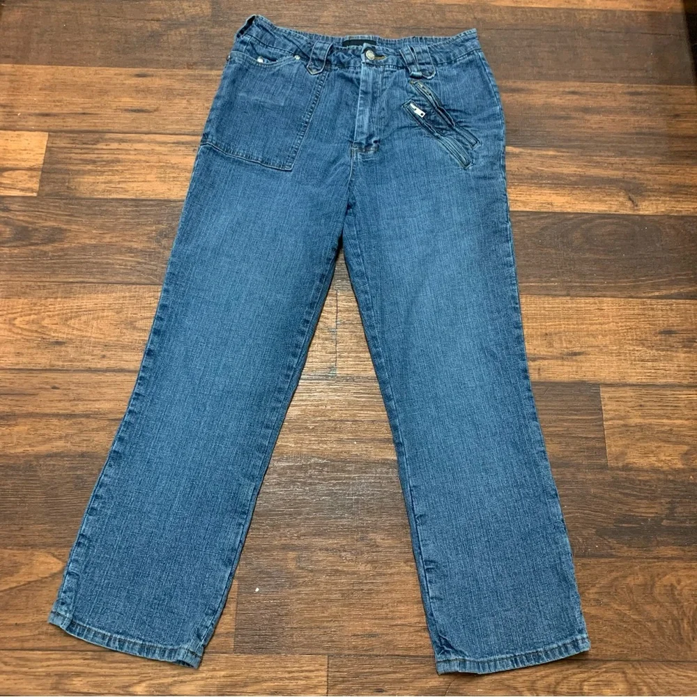 Lisa Dee Women’s Jeans Size 14, High Rise, Blue